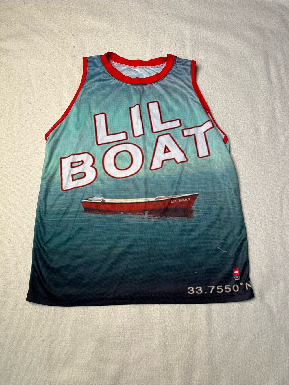 Lil Yachty Lil Boat 2016 Rap Album Concert Merch Double Sided Tank Top Mens L